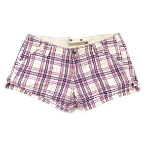 Pink Plaid Boom Boom Shorts